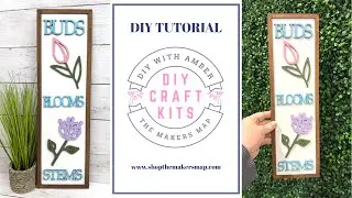 Инструкция по сборке подставки для стола Tall Blooms Table Top Leaner своими руками.