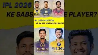 Ipl 2026 auction ke sabse mahnge player?🔥#shorts #cricketfacts #ipl
