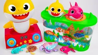🦈toy asmr🦈 ZURU Robo Alive Light Up Aquarium Playset and Axolotl Swimming ✨ Review Toys (No Talking)