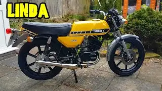 A MUITO LINDA E BEM ESPERTA YAMAHA RD 200