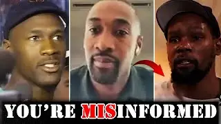 Gilbert Arenas CHECKS Kevin Durant for Lying On Reason Michael Jordan Retired 