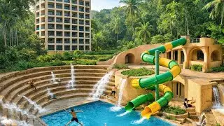 110 Days of Survival: Building a Hotel in the Jungle with Primitive Tools