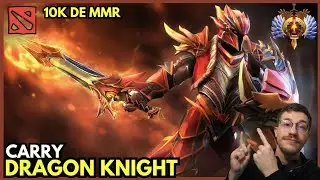 HIPERFOCO EM DK CARRY!!!! 10K DE MMR... PATCH 7.39E... #DOTA2 #DOTA2BRASIL 