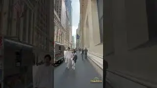 Walking Wall Street NYC 🚶 | Passing the Trump Building & Financial District