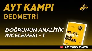 AYT Geometri | Doğrunun Analitik İncelemesi – 1 | Hız Yayınları