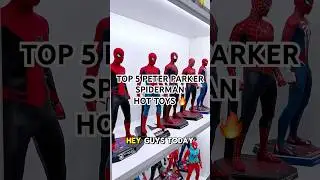 RANKING MY TOP 5 PETER PARKER SPIDER-MAN HOT TOYS #actionfigures #spiderman #marvel #top5 #rankings