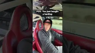All s2000 owners know this pain of a noisy hardtop 😩🤣 #honda #s2000 #jdm #cars #shorts