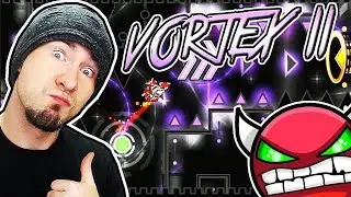 AN EASY HARD DEMON? ~ Geometry Dash HARD DEMON | VORTEX II by AlbinoMaster