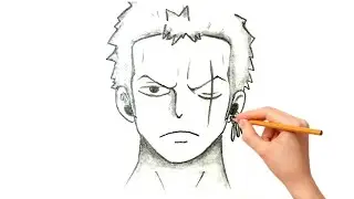 How to Draw Zoro | Drawing of Anime Character | Easy Step by Step Anime drawing