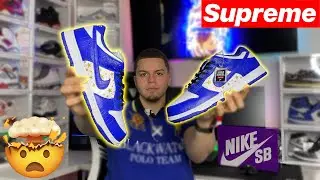 Они действительно стоят больше 1000 долларов?! 🤯 Обзор Supreme Nike SB Hyper Royal на ногах 4K