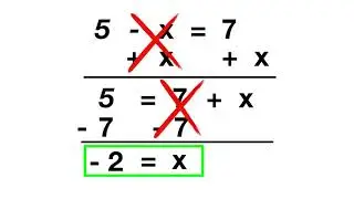 One Step Equations: Subtraction