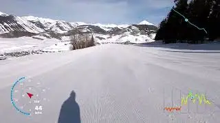 Skiing Crested Butte - International GO FAST!