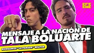 MENSAJE A LA NACIÓN DE TALA BOLUARTE | EFE EME