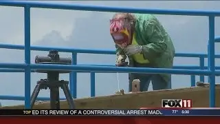 Repairs underway at Menasha Lock