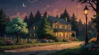 Peaceful Evening in the 1950s 🌙 | Retro  Ambience for Relaxing Nights Oldies Playing in Another Room