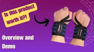 Rip Toned 18&rdquo; Wrist Wraps - USPA Endorsed Wrist Straps for Weightlifting - Durable Machine Washable