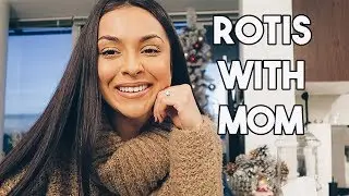 MAKING ROTIS WITH MOM! | Vlogmas Day 12 - LifeWithTrina
