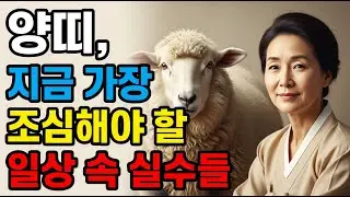 양띠, 요즘 사소한 선택이 마음에 걸리는 이유가 있습니다