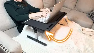 EVETTO XL Laptop Bed Desk 🖥️ Adjustable, Foldable & Perfect for Bed or Sofa