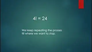 Factorial Review (part 1)
