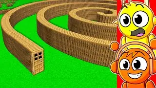 Что находится ВНУТРИ спиральной двери в Minecraft?
