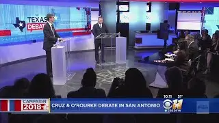 Sen. Cruz, Rep. O'Rourke Trade Barbs In U.S. Senate Debate In San Antonio