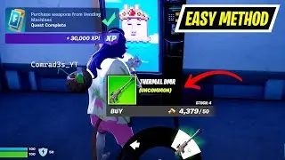 How to EASILY Purchase weapons from Vending Machines Fortnite