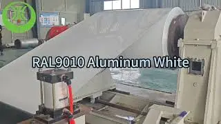 White coated aluminum coil RAL9010