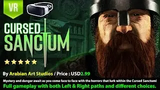 Cursed Sanctum Gear VR Full gameplay with stunning graphics & great VR 3D experience