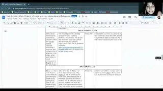 Lesson Plan Social Science