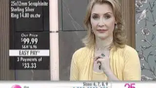 Himalayan Gems Seraphinite Sterling Silver Ring at The Shopping Channel 458908