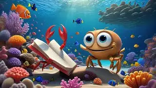 Three Little Crabs Learn to Read | Fun Reading Skills Song for Kids | Nursery Rhymes and Baby Songs