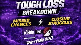 No Malik Monk Equals Another Loss For Kings vs Blazers