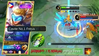 FREYA THE NEW META HERO!😮 | TOP GLOBAL 1 FREYA | FREYA BEST BUILD 2022 | MUST WATCH | MLBB✓