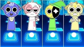 HELP SPRUNKI-incredibox Sprunki Animation | Tiles hop #sprunki #tilesHop  #coffindance #incredibox