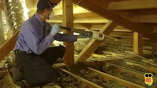 INTERIOR ATTIC DUSTING EXPLAINED.