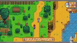 sadzimy rzodkiewki zbieramy na kurki w Stardew Valley (spolszczone)