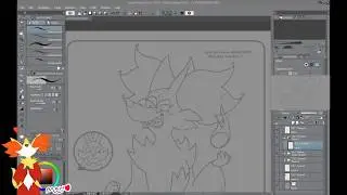 Draw n Chill Comic WIP