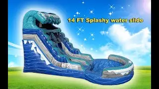 Jingo Jump 14FT Splashy Water Slide