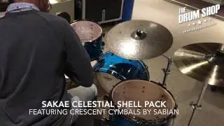 Sakae Celestial Tamo Ash in Transparent Caribbean Blue Lacquer Part 2 - Gear Demo - The Drum Shop