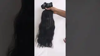 Temple Raw Indian Wavy Human Hair Extensions#indianhumanhair #rawindianhumanhair #humanhairextention