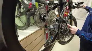 настройка заднего переключателя Shimano Di-2 Нового Canyon speedmax cf 2021 года