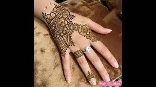Mehndi designs Persian-Inspired Floral Symmetry#mehndiartist #mehndi #mehndidesign #artist