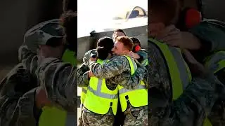 Pilot Celebrates Successful Air Strike Mission #AcePilot #AirStrike #MissionSuccess #shorts