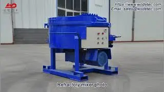 WRM 500 refractory pan mixer for sale