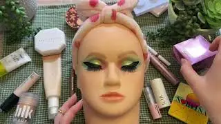 *one minute asmr* makeup on mannequin head