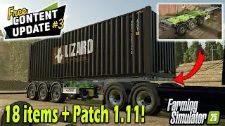 ЧТО-ТО СЛОМАЛО ИГРУ?!!! &laquo;НОВЫЙ&raquo; БЕСПЛАТНЫЙ КОНТЕНТ №3 (ПАТЧ 1.11)!! Farming Simulator 25