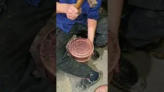 The art of coppersmiths and the secret of copper #artifacts​ #handcrafted​ #artist #welding #Copper