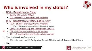 International Student Orientation   Understanding Your Immigration Status