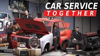 Лучший симулятор гаража для совместной игры | Car Service Together